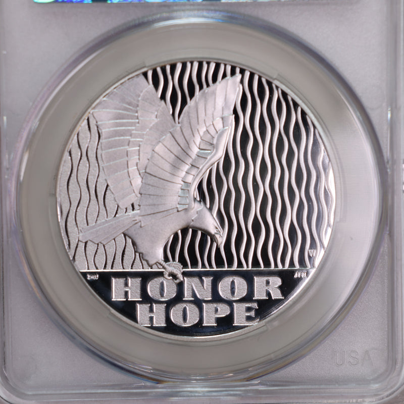 2011-W September 11., U.S. Mint Silver Medal., CAC PR69., Store GMC117