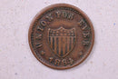 1861-64., Civil War Token., Circulated Condition., Store