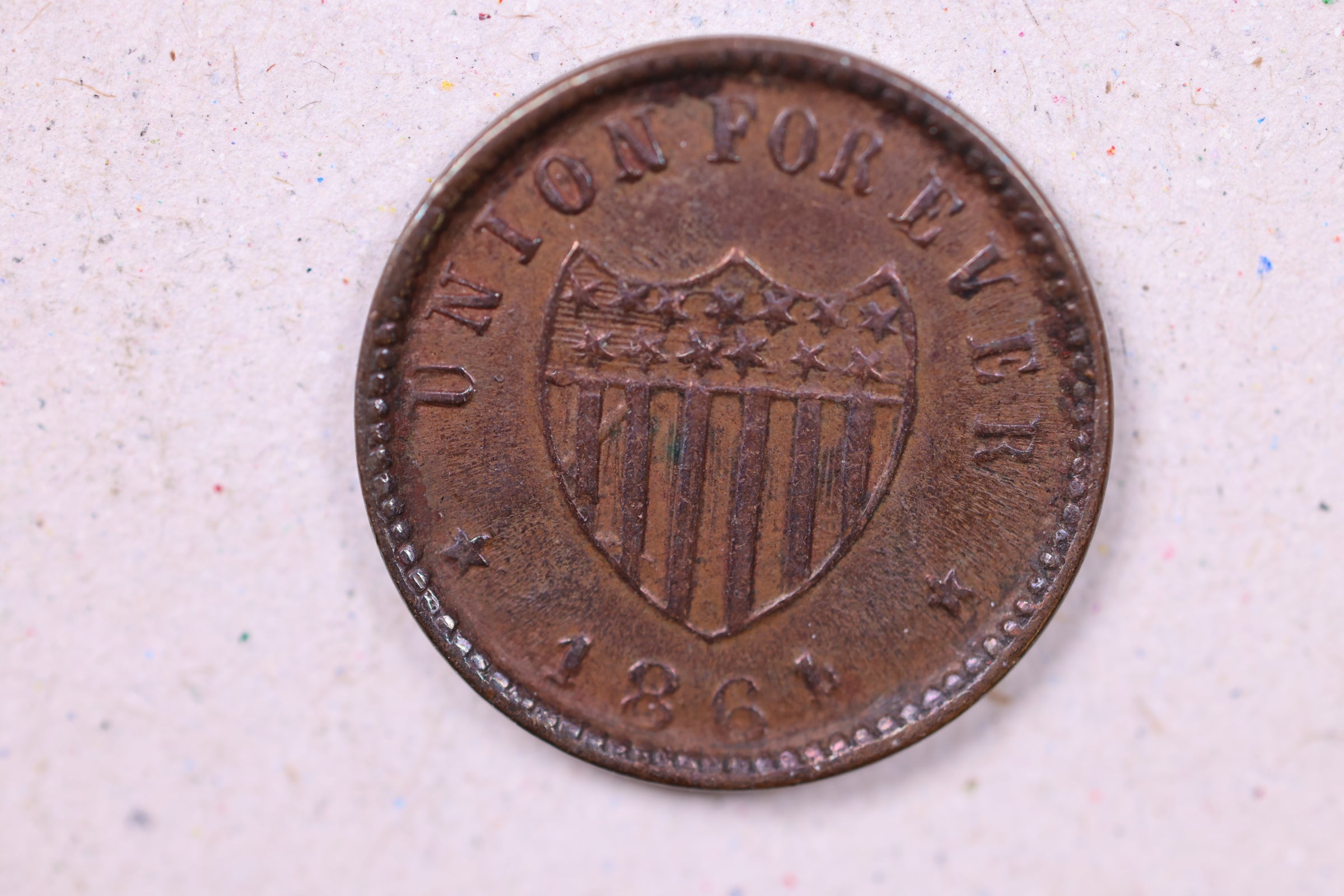 1861-64., Civil War Token., Circulated Condition., Store#0998