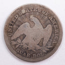 1853 Seated Liberty Quarter, Very Good Circulated Coin, Store