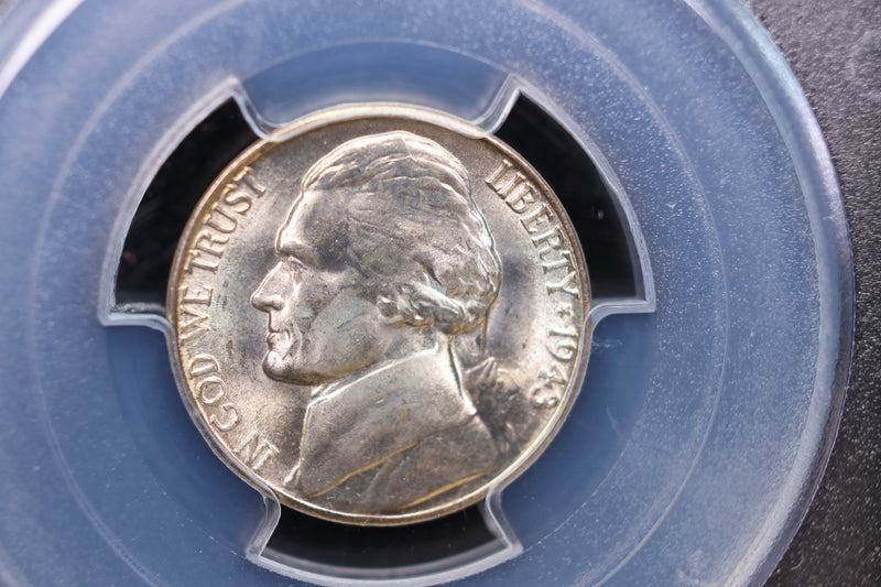 1943-S Jefferson Silver Nickel. PCGS Certified,. Store Sale