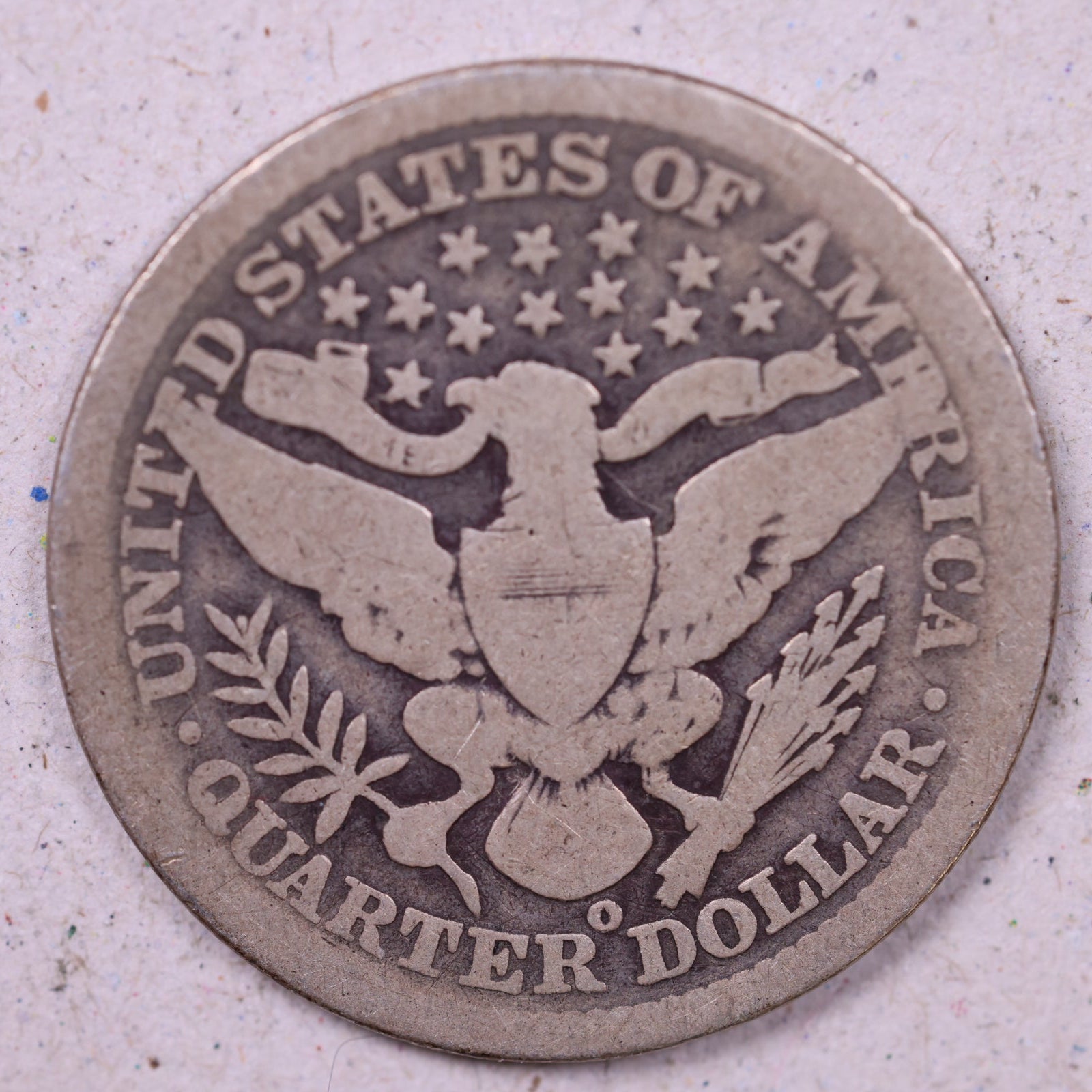 1898-O Barber Silver Quarter, Good-Very Good Circulated Coin, Store #1003