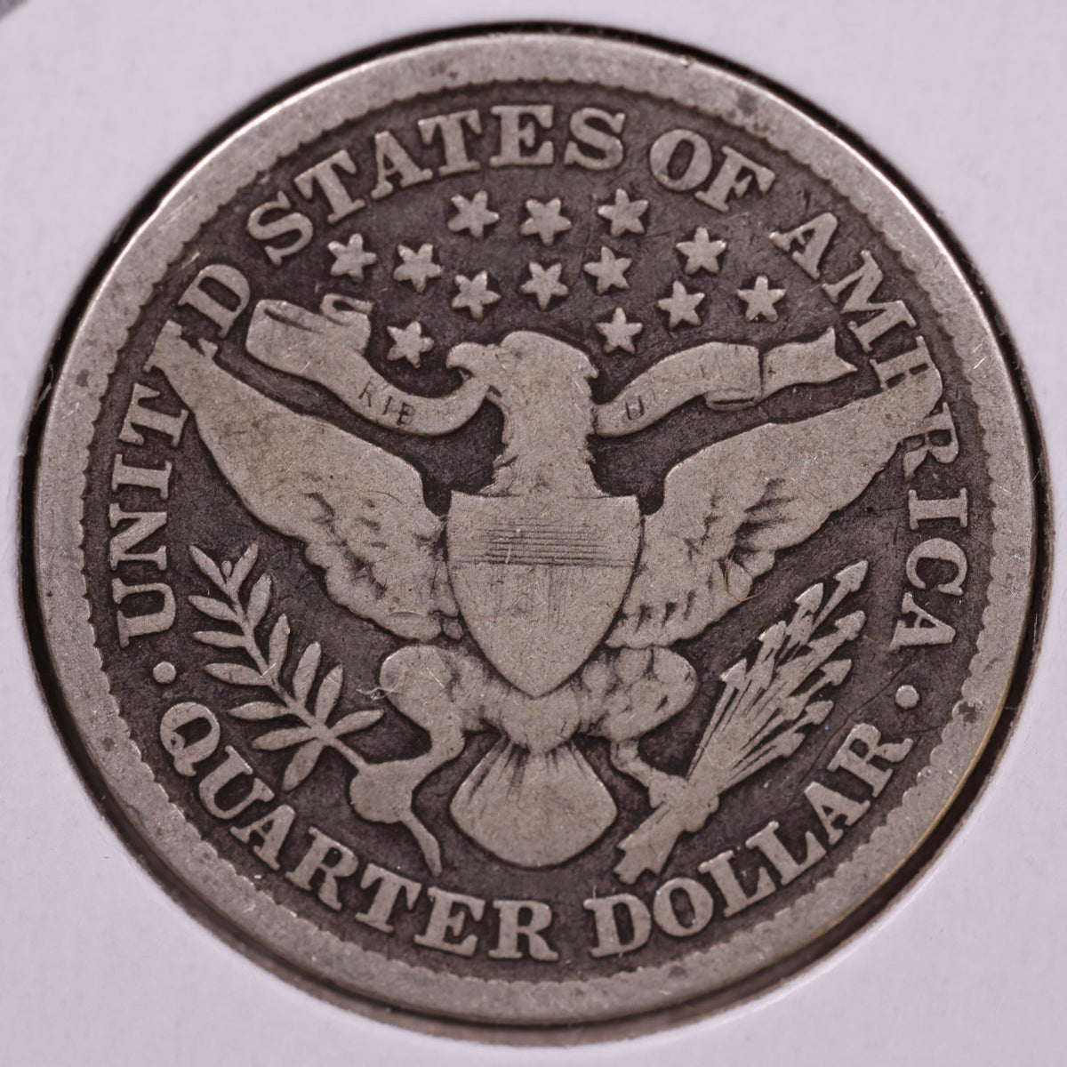 1892 Barber Quarter, Very Good Circulated Coin, Store #QR1808