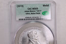 2019 James Monroe., "1817"., U.S. Mint Silver Medal., CAC MS69., Store GMC123