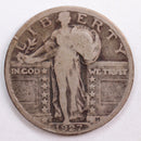 1927-S Standing Liberty Quarter, Very Good Circulated Coin, Store