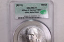 2021 William H. Harrison., "1841"., U.S. Mint Silver Medal., CAC MS70., Store GMC124