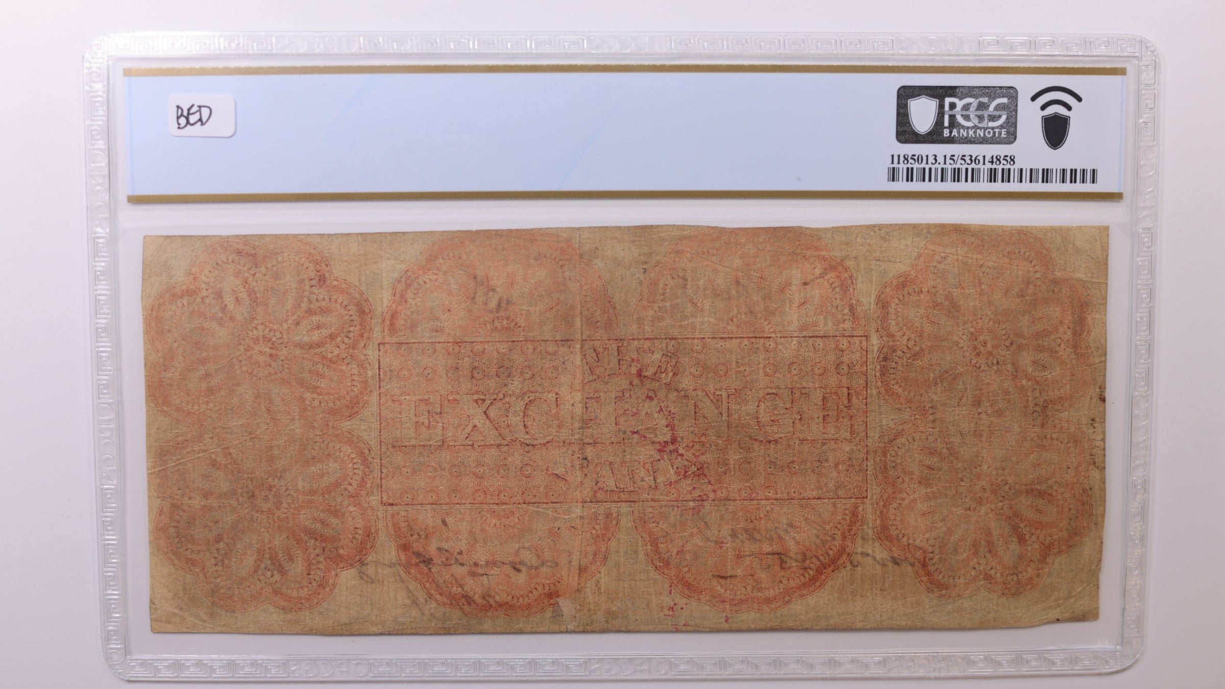 1858 $50, Norfolk Virginia, Obsolete Currency, PCGS Fine-15, Store #GVA027.