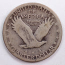 1927-S Standing Liberty Quarter, Very Good Circulated Coin, Store