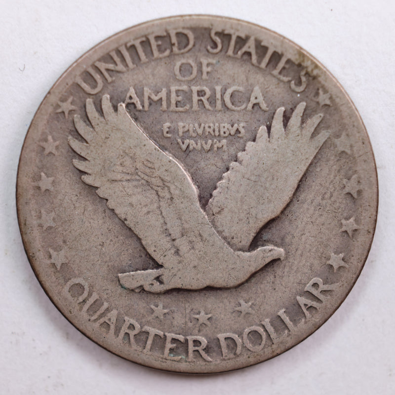 1927-S Standing Liberty Quarter, Very Good Circulated Coin, Store