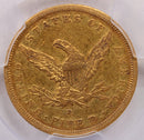 1842-D $5, Gold Half Eagle, Small Date, Circulated Coin, PCGS XF-45, Store Sale