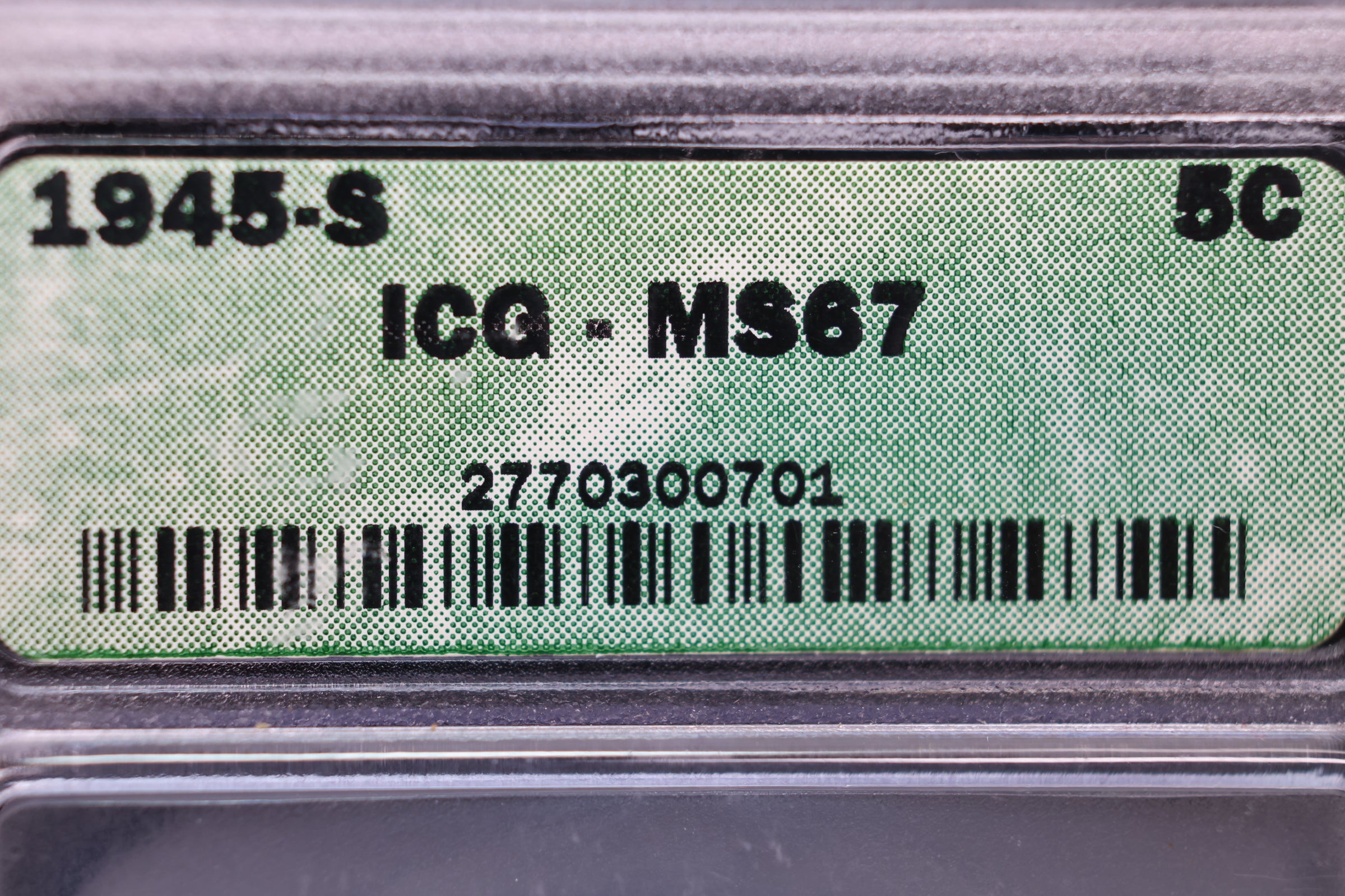 1945-S Jefferson Silver Nickel. ICG Certified,. Store Sale #S015015