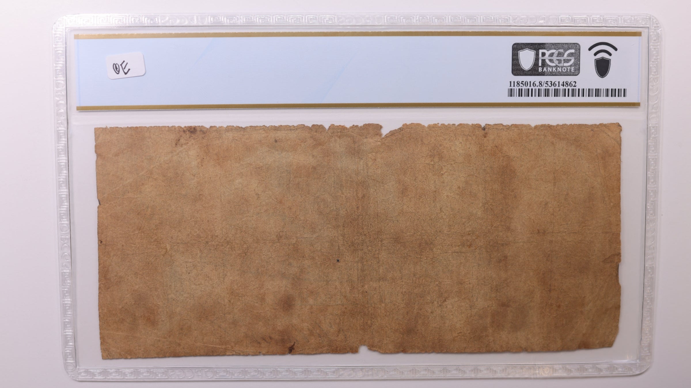 1852 $2, Washington, D.C. Obsolete Currency , PCGS VG8, STORE #GDC079.