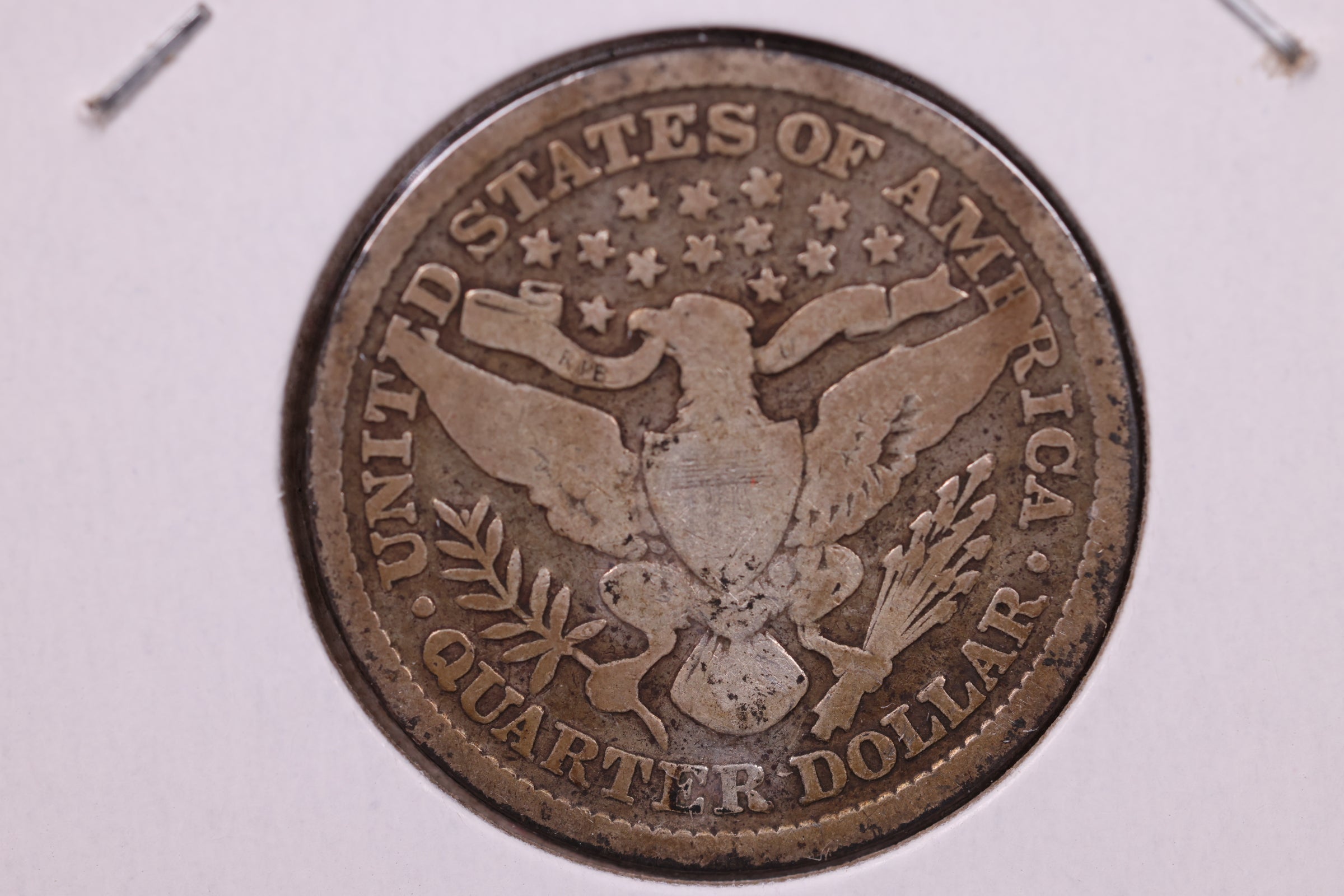 1897 Barber Silver Quarter, Very Good Circulated Coin, Store#1011