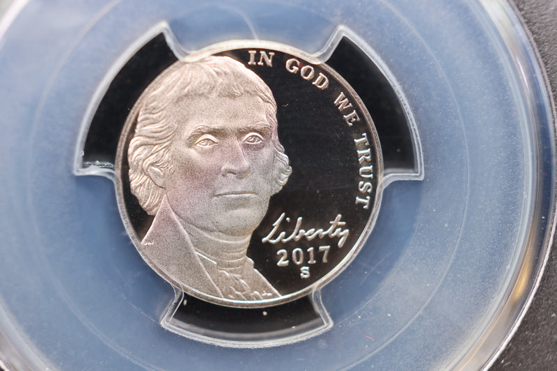 2017-S Jefferson Nickel Proof Strike. PCGS Certified,. Store Sale