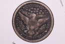 1898 Barber Silver Quarter, Very Good Circulated Coin, Store
