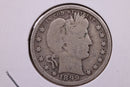 1899 Barber Silver Quarter., Very Good, Circulated Coin., Store