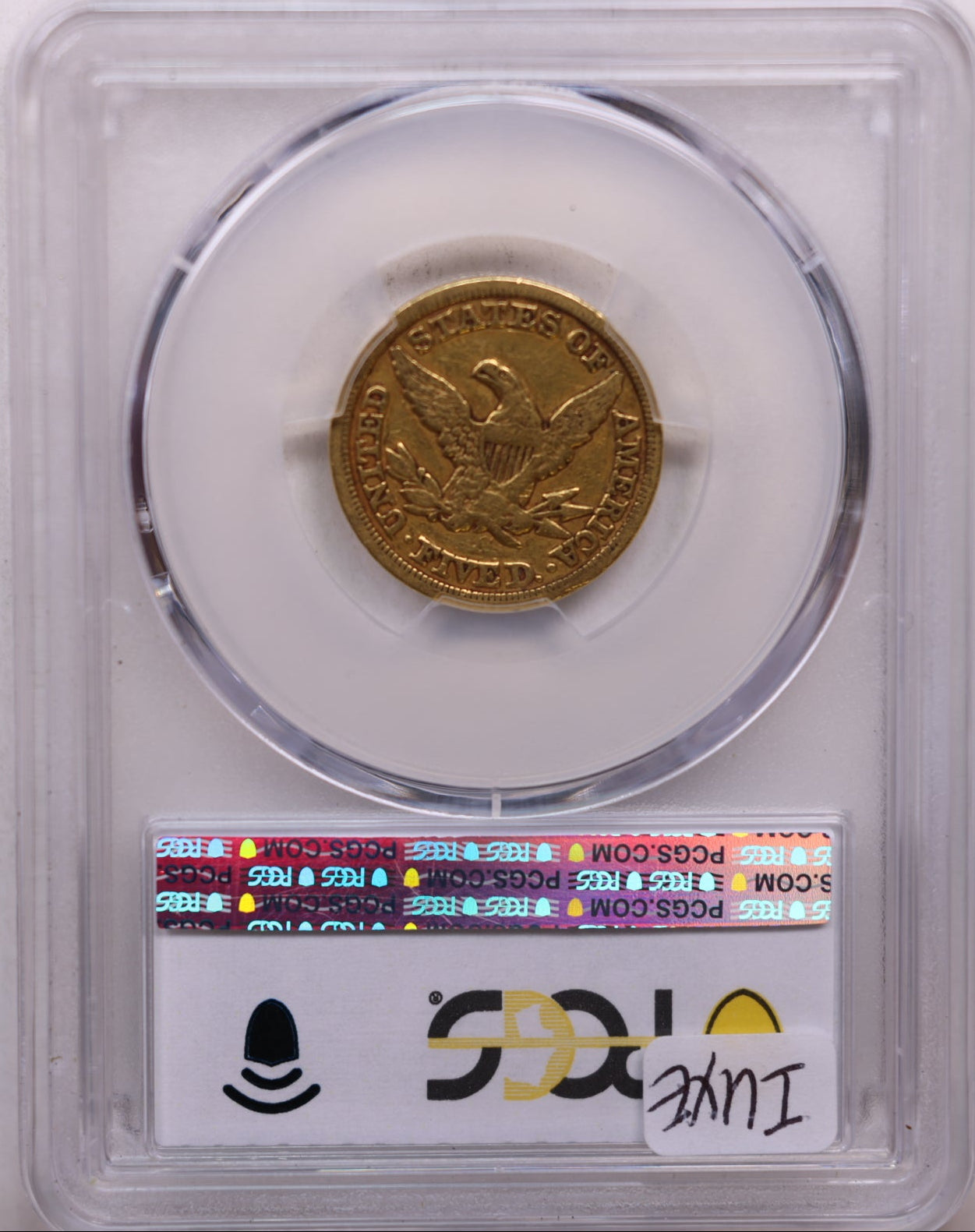 1853-C $5, Gold Half Eagle, Charolette Mint, Circulated, PCGS VF-35, Store Sale #G0153.