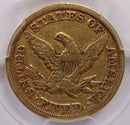 1853-C $5, Gold Half Eagle, Charolette Mint, Circulated, PCGS VF-35, Store Sale