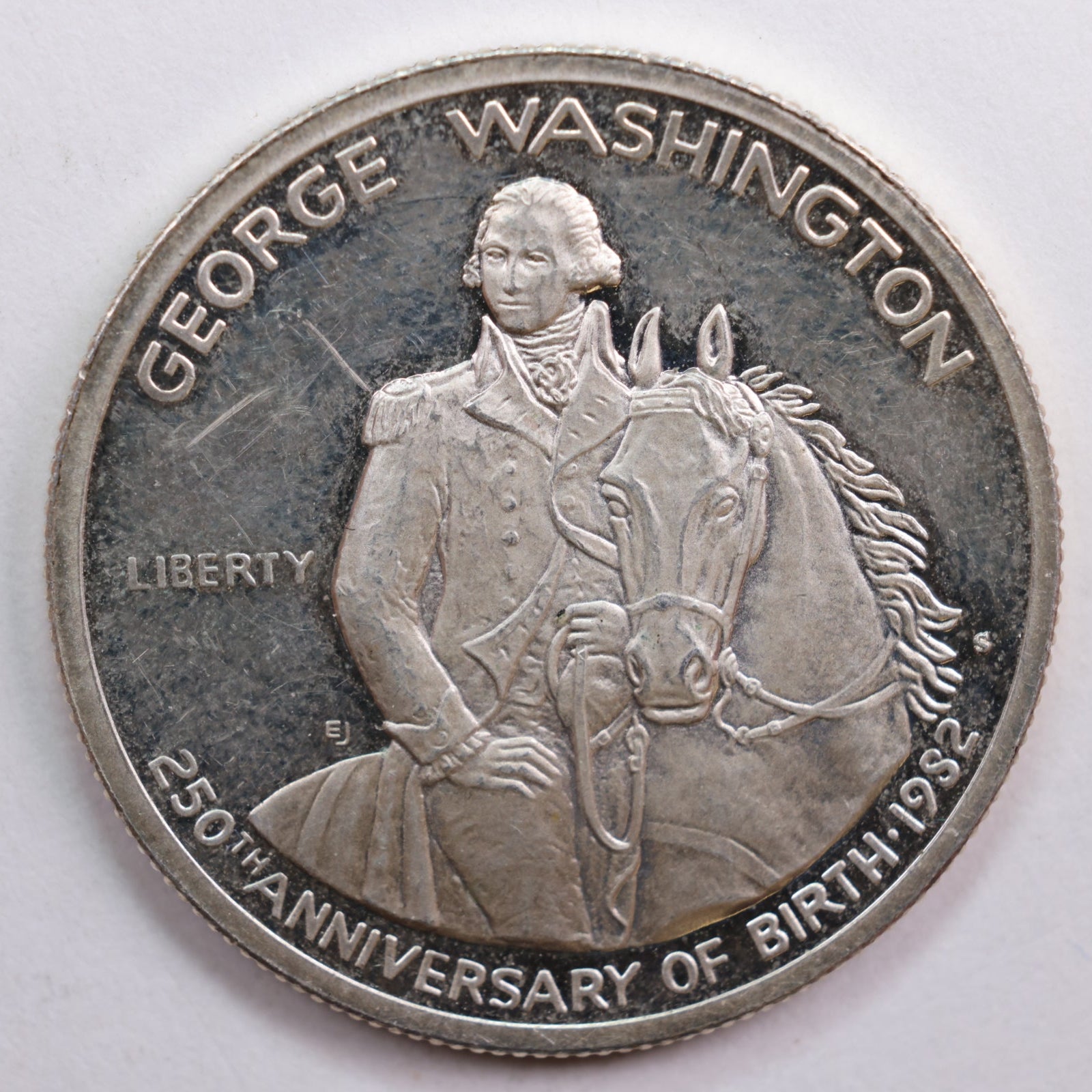1982-S Washington Birth 250th Anniv Commem Half Dollar, Proof, Store #MC2
