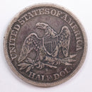 1865-S Seated Liberty Half Dollar, Very Fine+ Circulated Coin, Store