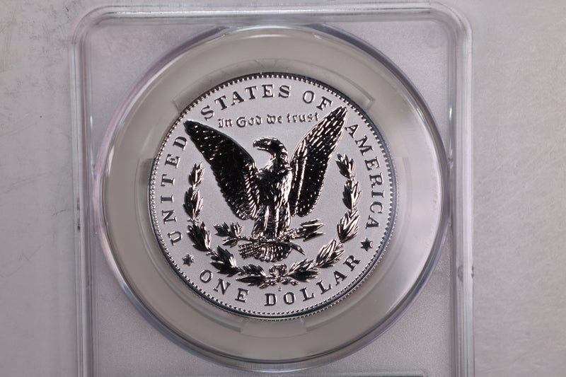 2024-S $1., Morgan Silver Commemorative., 'Reverse Proof', CAC PF69, Store GMC131