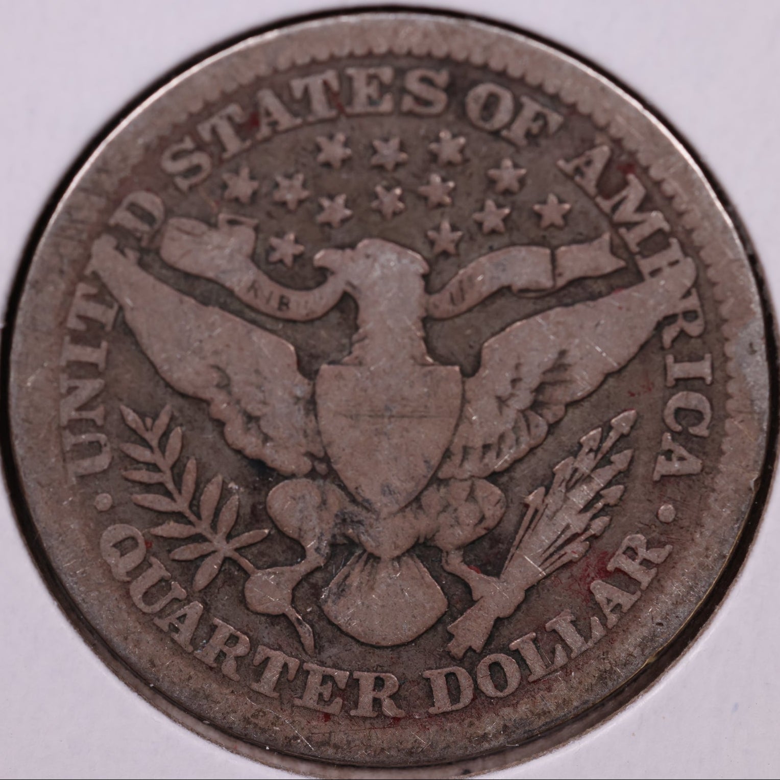 1909 Barber Quarter, Fine Circulated Coin, Store #1028