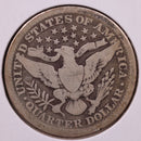 1912 Barber Silver Quarter, Very Good Circulated Coin, Store