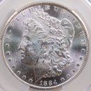 1884-CC Morgan Silver Dollar, CAC MS61, Store