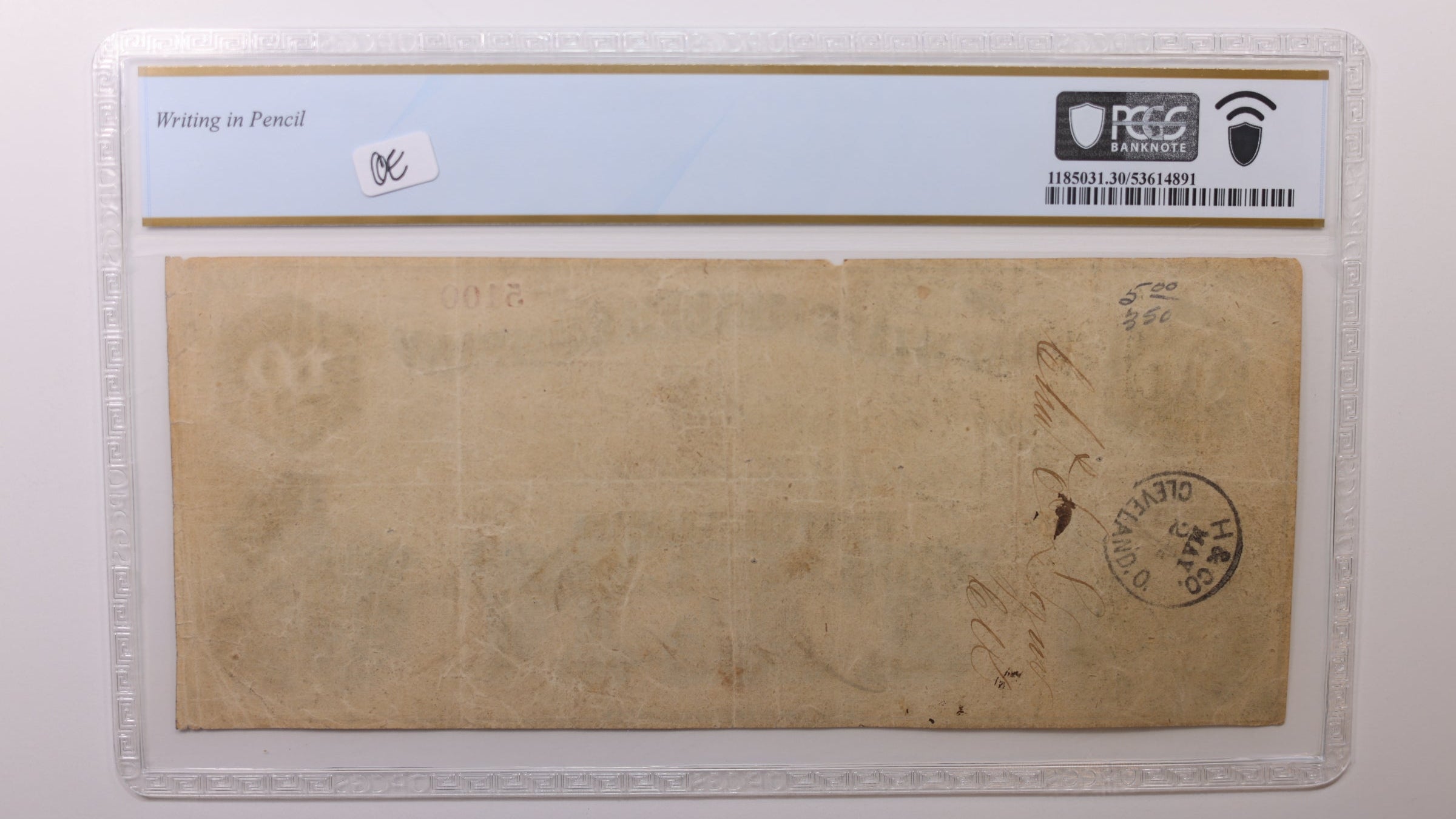 1861 $10, Eagle River, MI, Obsolete Currency, PCGS VF30, Store #GMI0146.