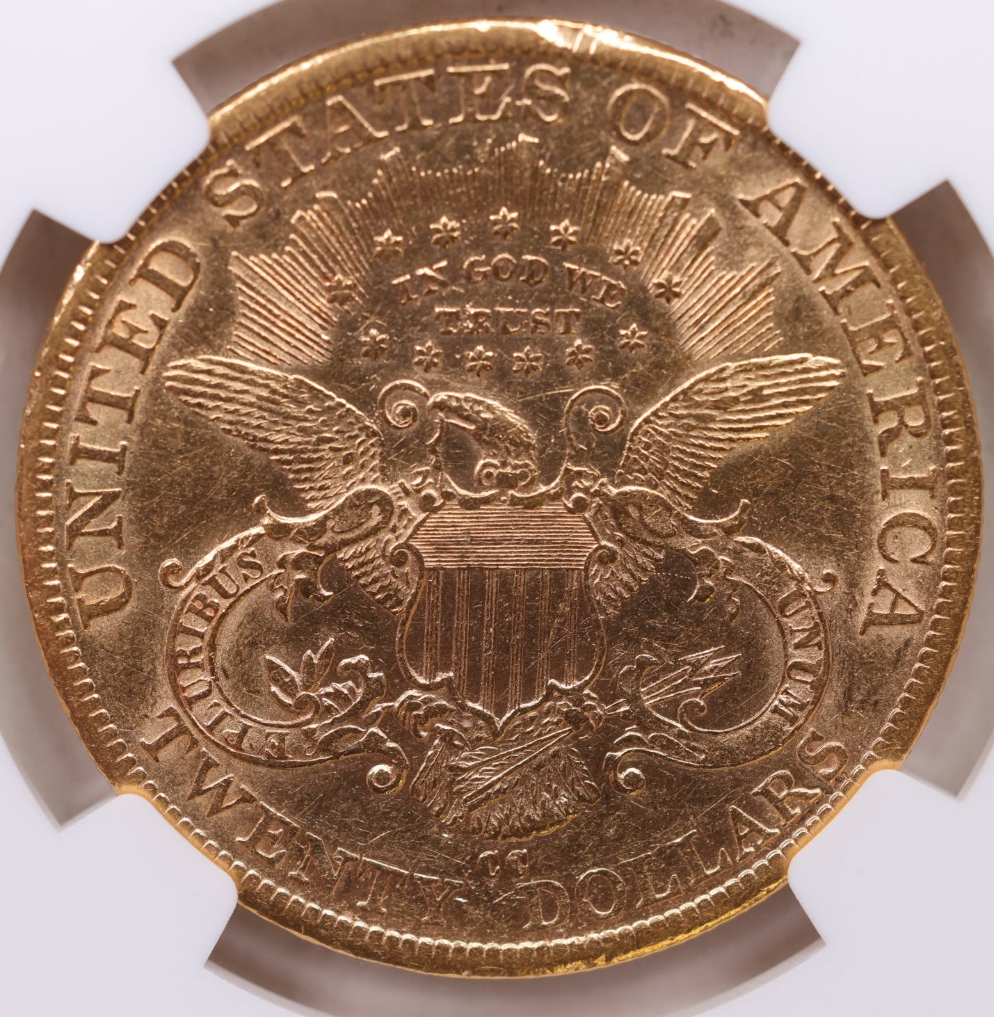 1889-CC $20, Gold Double Eagle, Circulated Coin, AU-53, Store Sale #G0166.