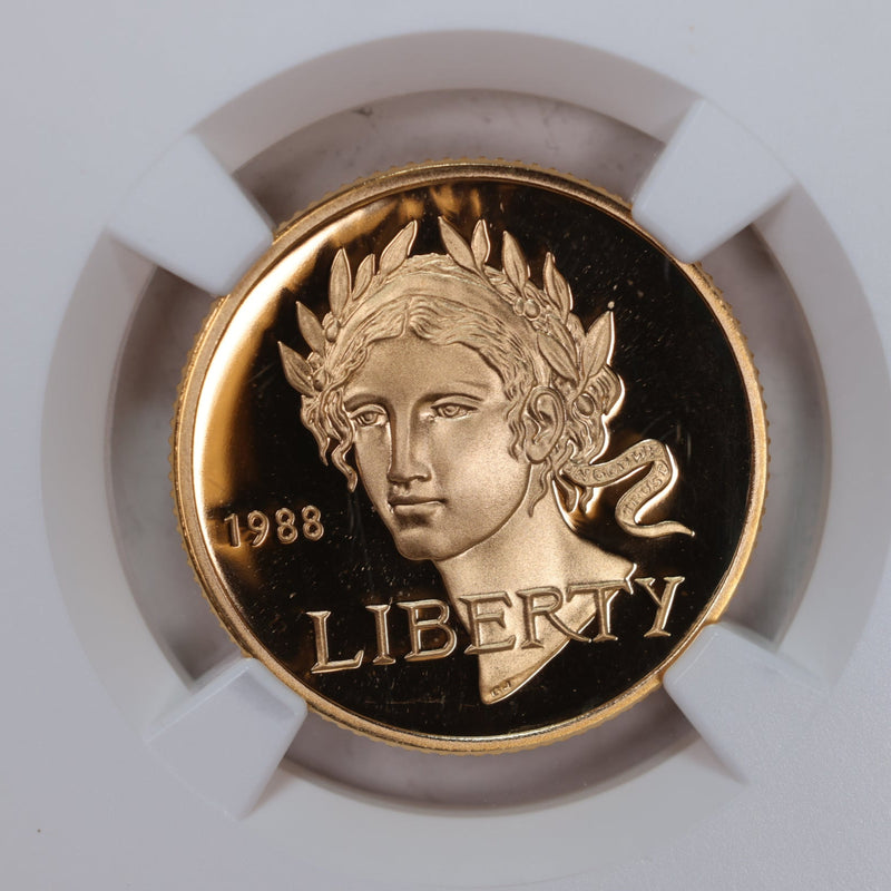 1988-W, $5 Gold Olympics., U.S. Mint Commemorative., NGC PF70., Store
