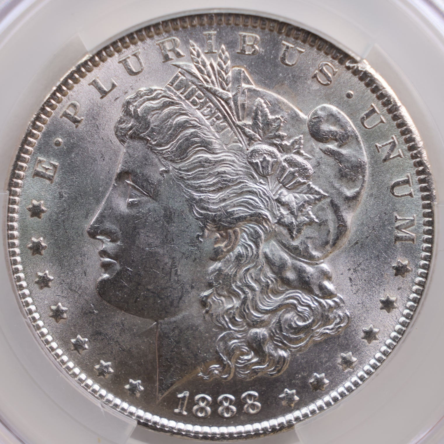 1888 Morgan Silver Dollar, CAC MS61, Store #GDR0271