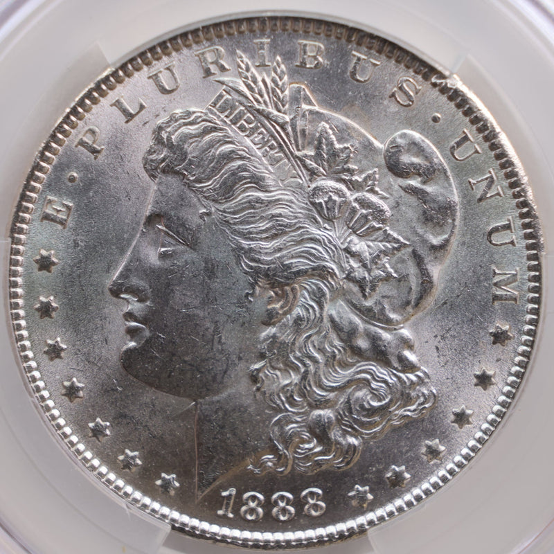 1888 Morgan Silver Dollar, CAC MS61, Store
