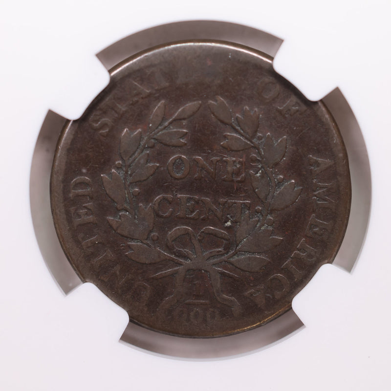 1802 Draped Bust Cent, 1/000 Variety, NGC Certified VG-10 Store Sale