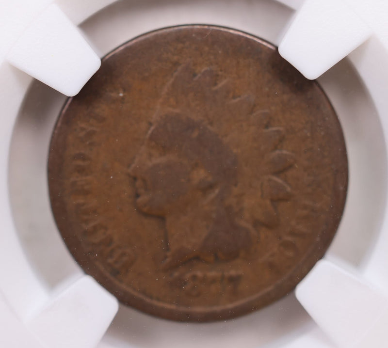 1877 Indian Head Cents, 'Key Date', NGC Graded AG-3, Store Sale