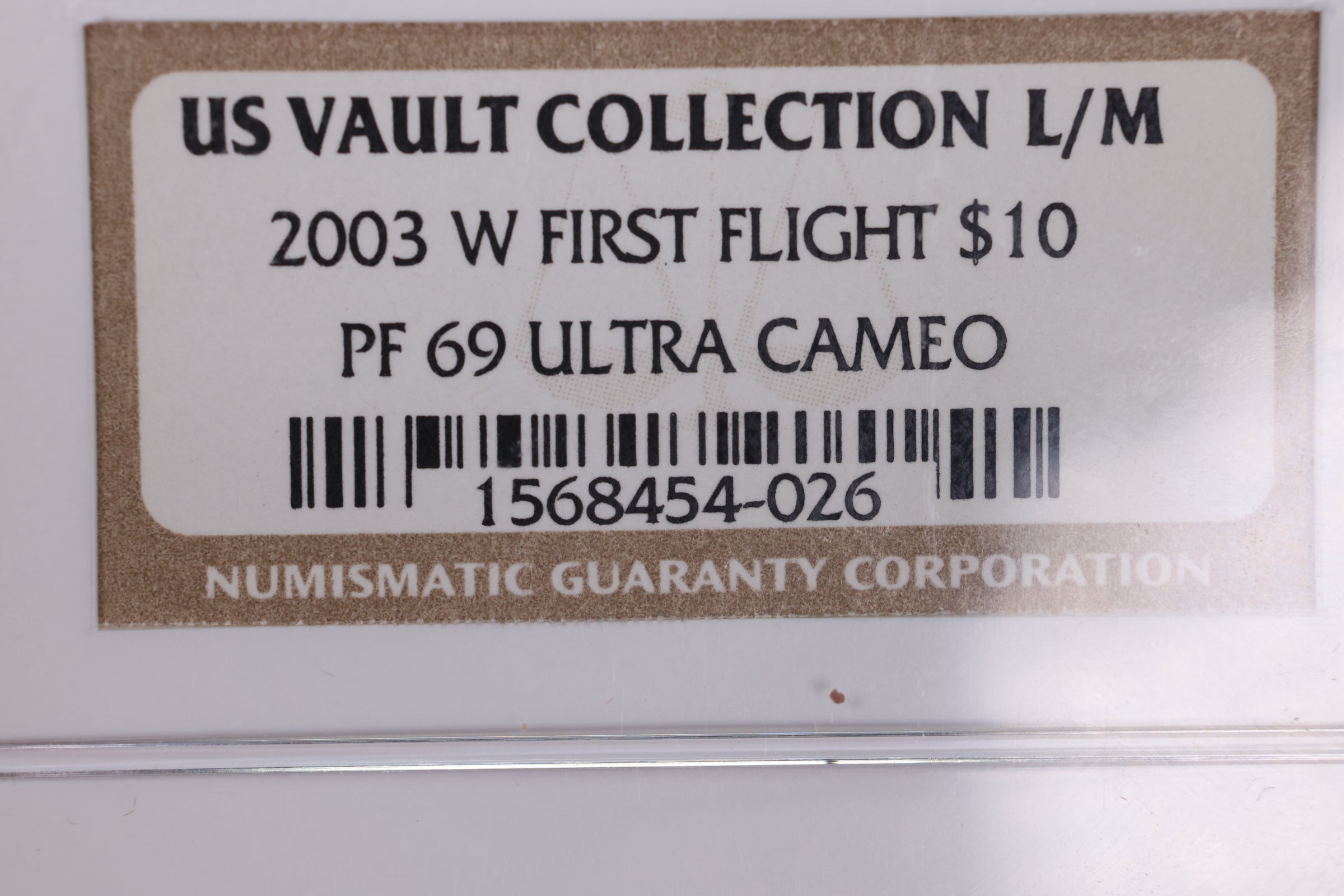 2003-W $10., First Flight., Gold Commemorative., NGC PF69., Store #GMC094