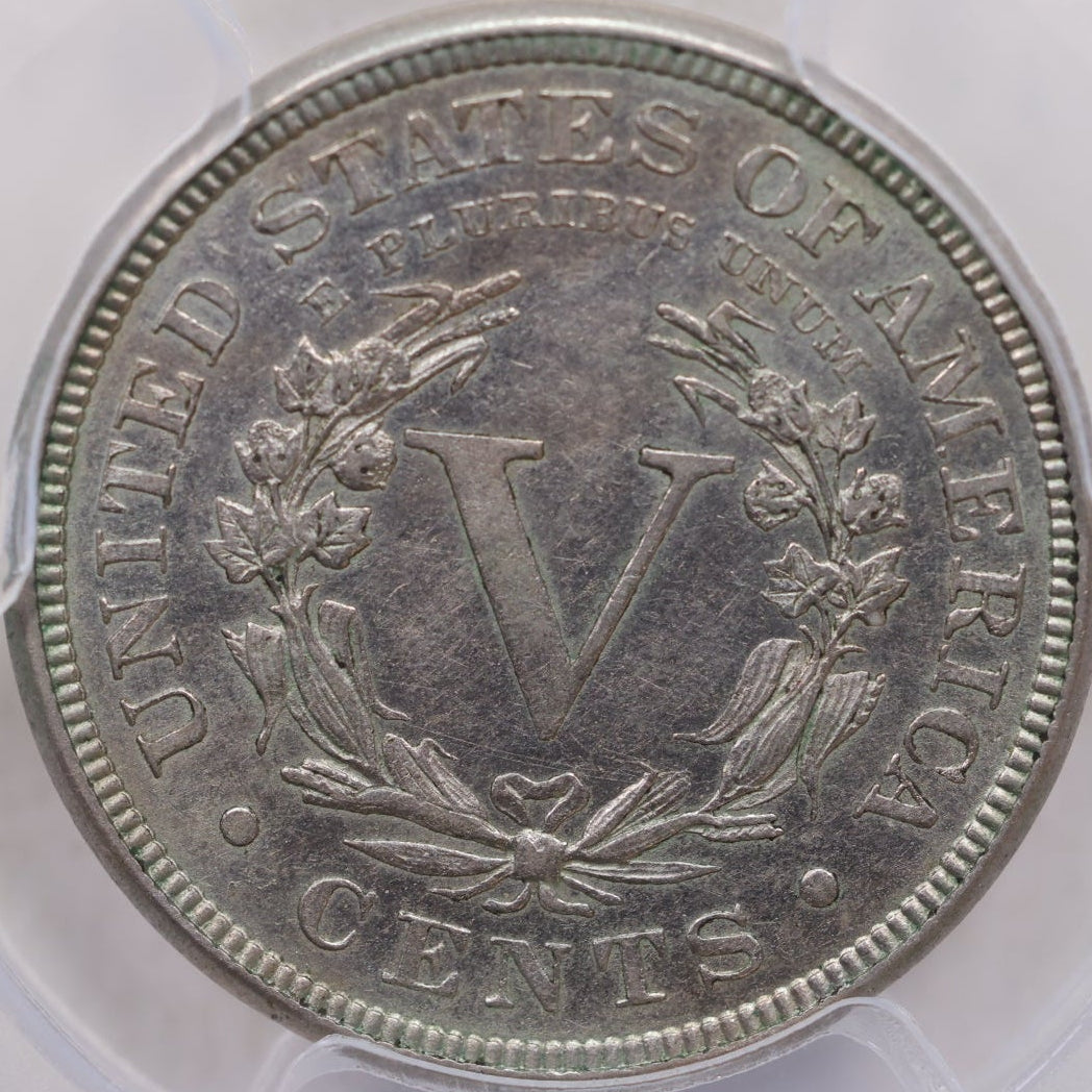 1886 Liberty Nickel, PCGS AU-55 'Green CAC' Circulated Coin, Store #GNL022