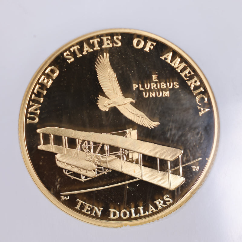 2003-W $10., First Flight., Gold Commemorative., NGC PF69., Store