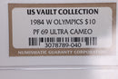 1984-W $10., OLYMPICS., Gold Commemorative., NGC PF69., Store