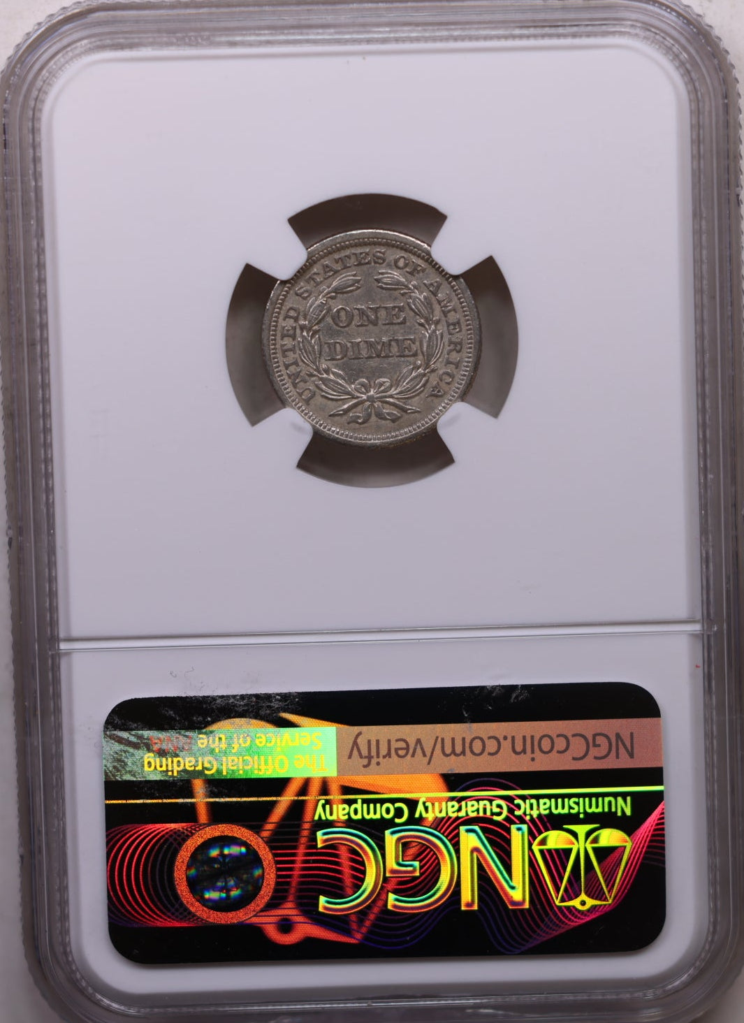 1842 Seated Liberty Silver Dime, NGC AU-53, Nice Eye Appeal, Store Sale #GDE031.