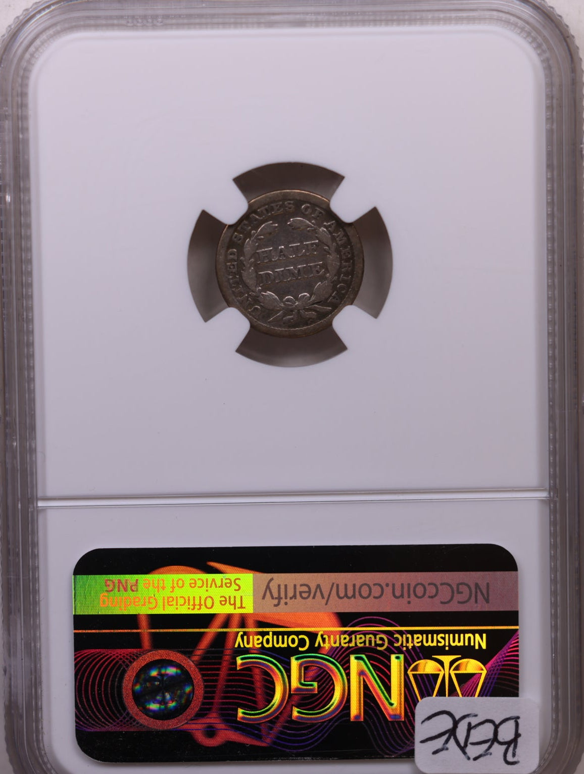 1846 Seated Liberty Half Dime, 'Circulated Coin', NGC G-6, Store Sale #GHE005.