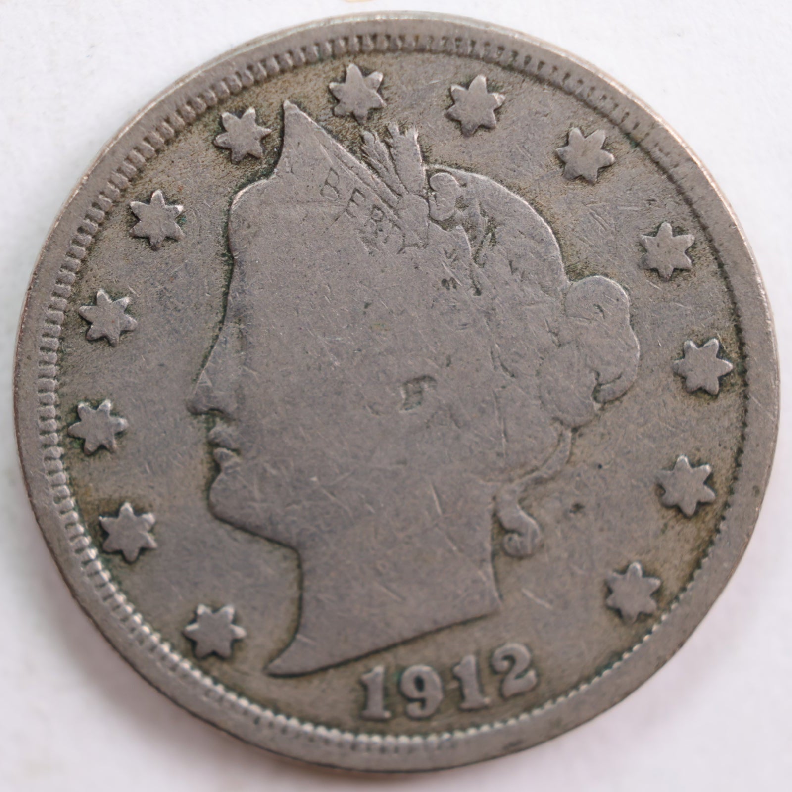 1912 Liberty Nickel, Very Good Circulated Coin, Store #NL614