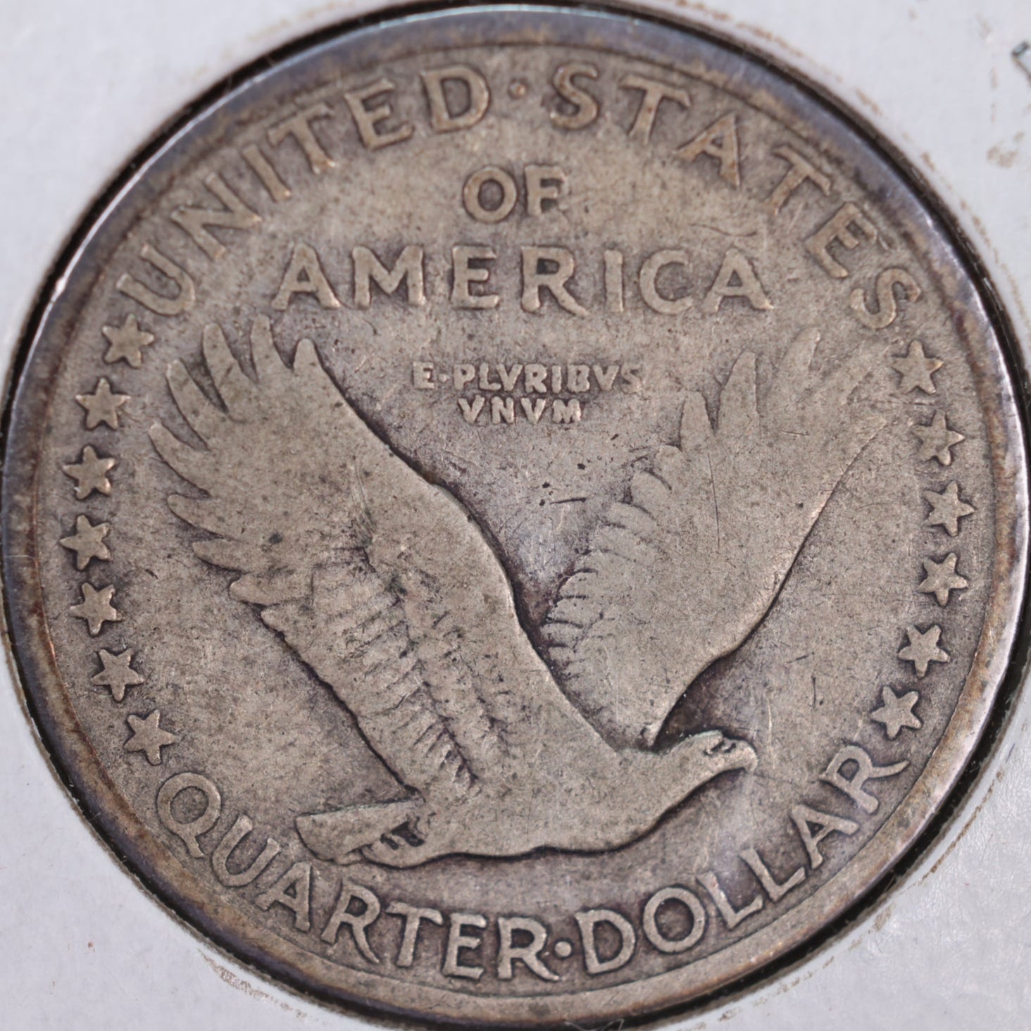 1917 Standing Liberty Seated Quarter, T-1, Fine Circulated Coin, Store #QR0001