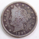 1897 Liberty Nickel, Fine Plus Circulated Coin, details, Store