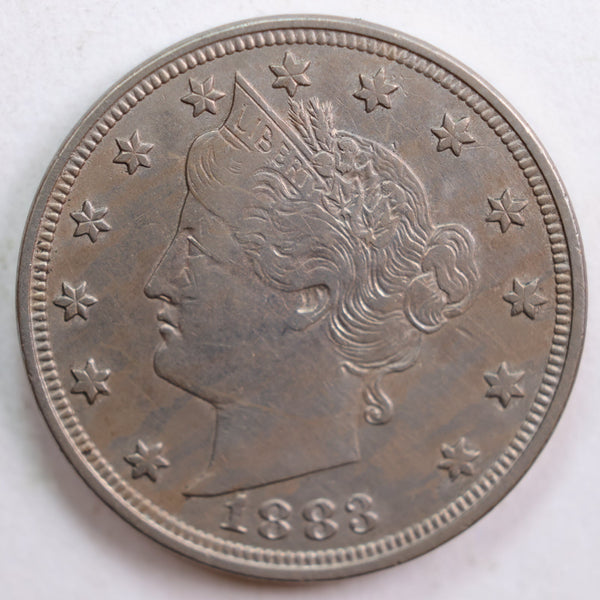 1883 Liberty Nickel, Extra Fine Circulated Coin, Full Liberty, Store #NL617