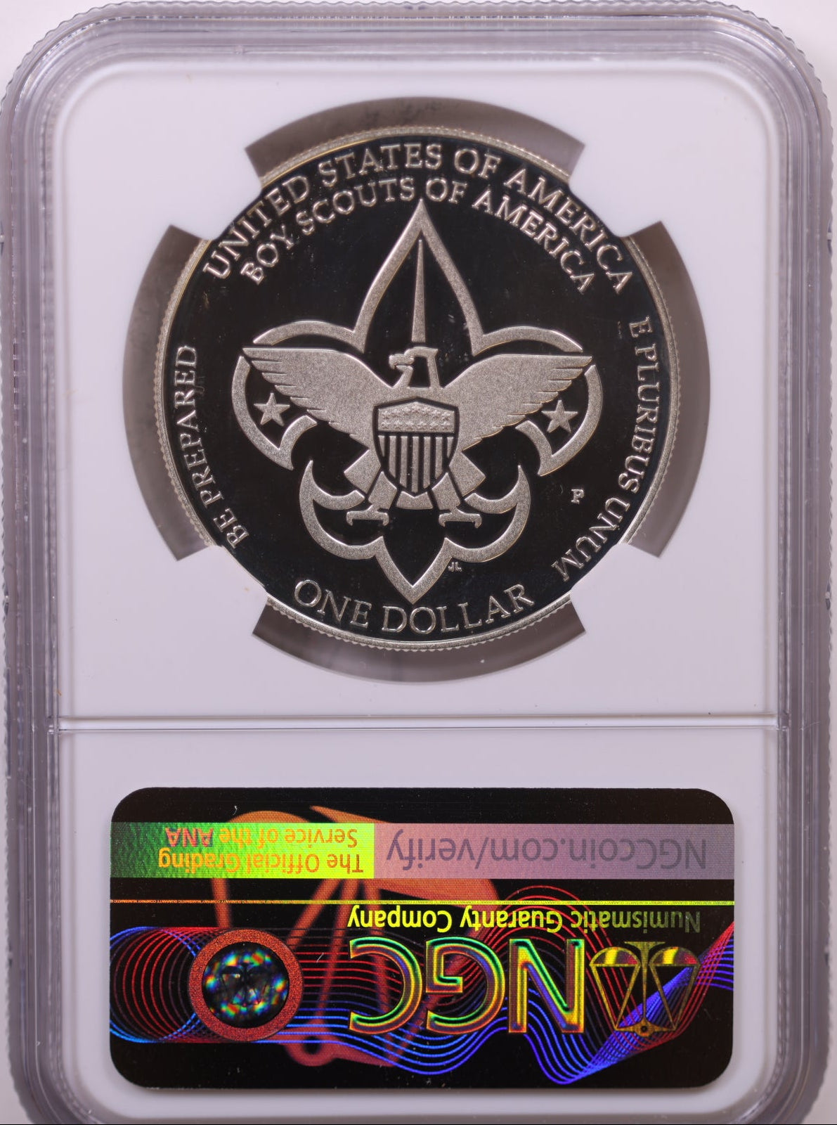 2010-P $1 Boy Scouts Centennial, NGC PF 69 Ultra Cameo, Store #GMC301