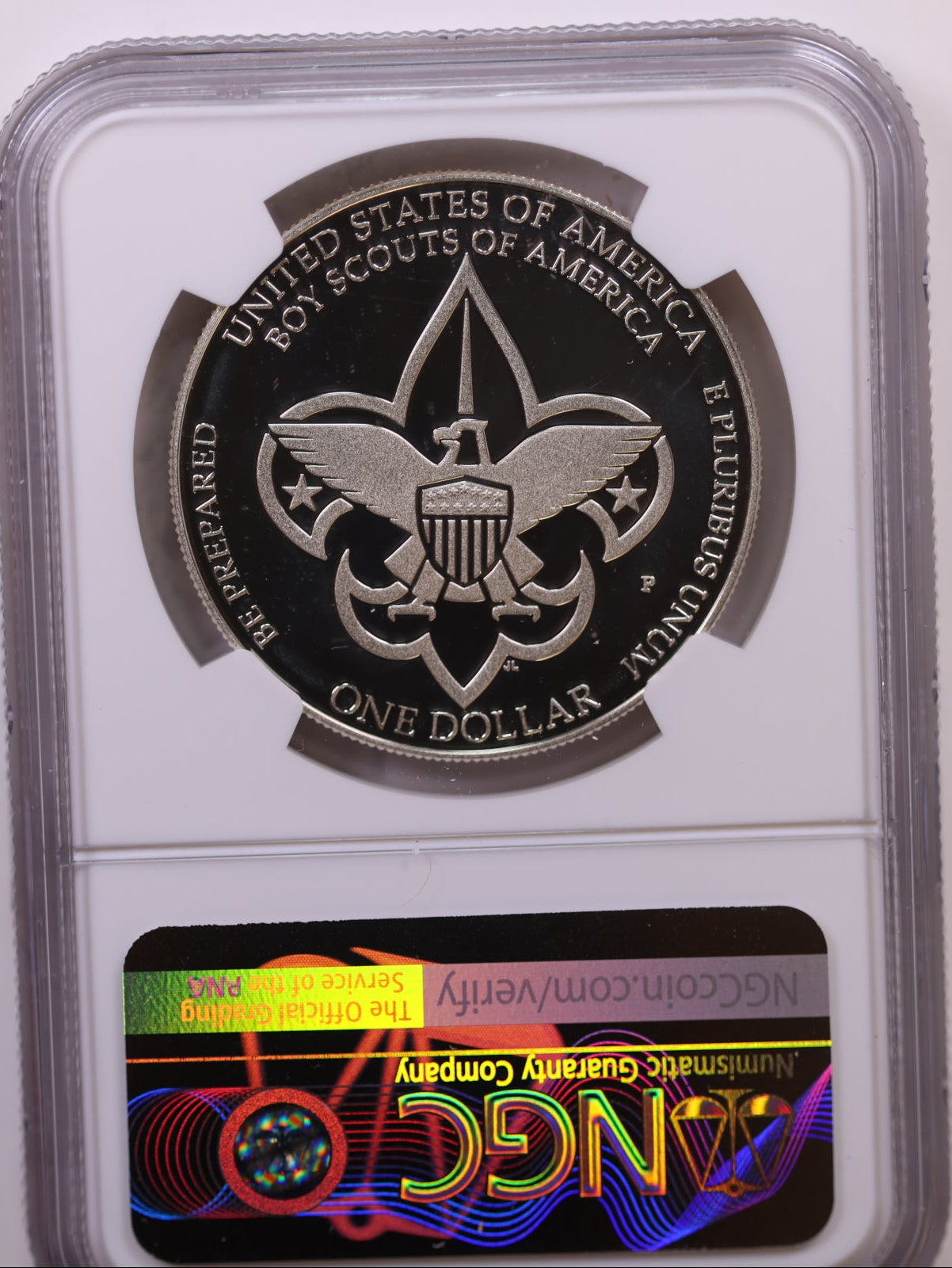 2010-P $1 Boy Scouts Centennial, NGC PF 69 Ultra Cameo, Store #GMC302