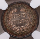 1856 Seated Liberty Silver Dime, NGC MS-66, 'SMALL DATE', Store Sale