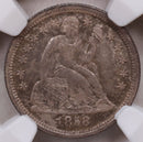 1858 Seated Liberty Silver Dime, Nice Uncirculated Coin, NGC MS-66, Store