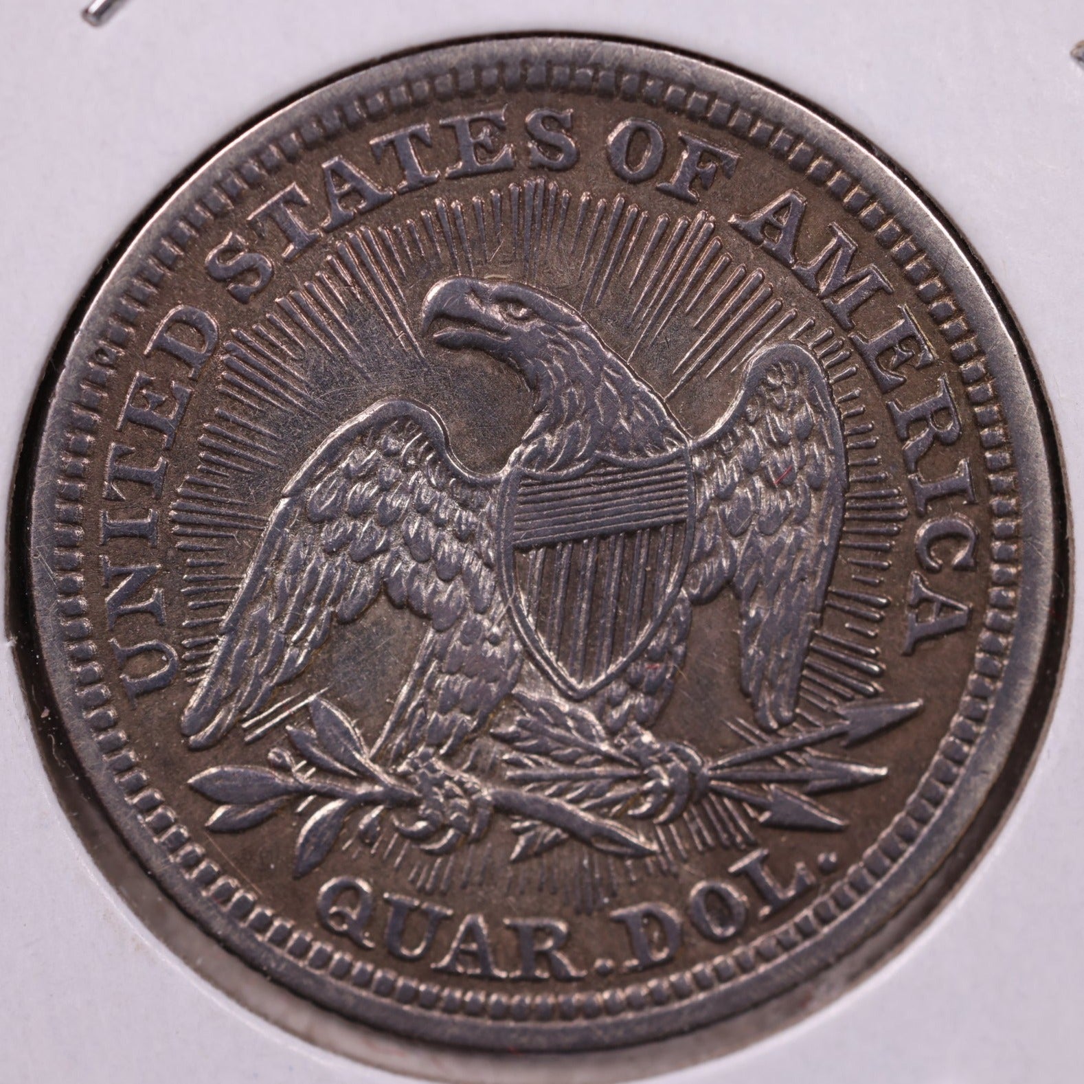1853 Seated Liberty Quarter., Mint State, Uncirculated Collectible Coi